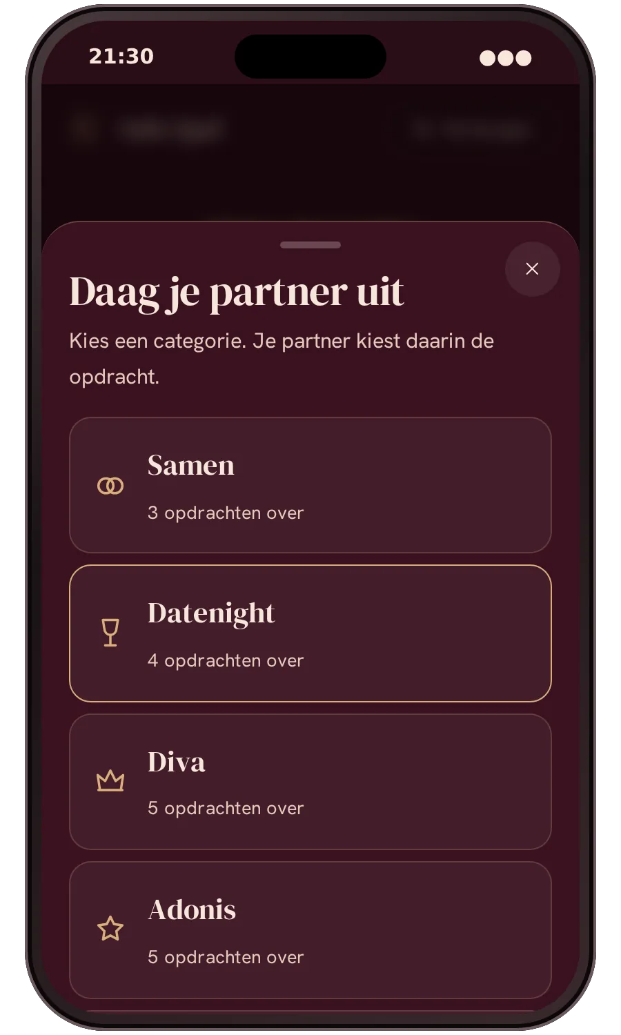 Daag je partner uit